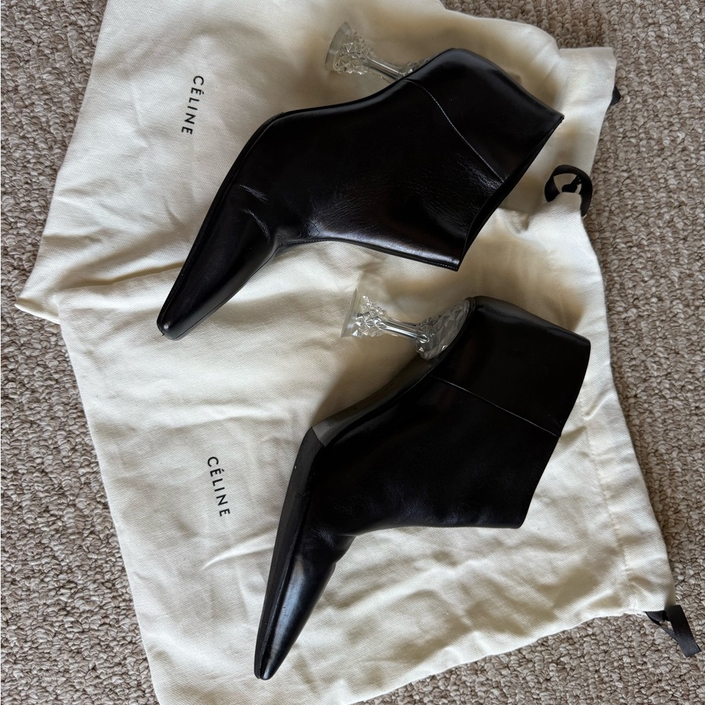 Celine Phoebe Philo Crystal Heel Boots - Picture 8 of 8